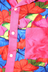 BUTTERFLY PINK TRIM CASUAL SHIRT