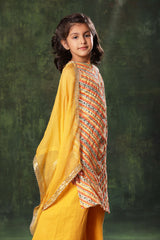 Chevron Linear Pattern  Kurta with Palazzo Set