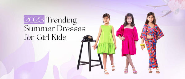 2023 Trending Summer Dresses for Girl Kids