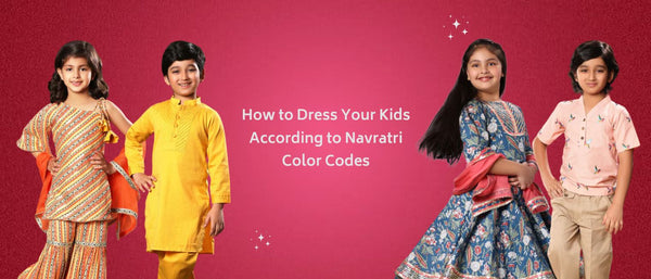 How to Dress Your Kids According to Navratri Color Codes