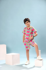 Heart Print Boys Co-ord Set