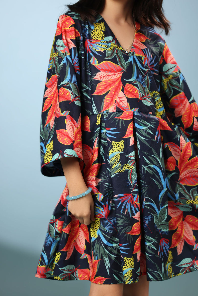 Garden Print Frock Dress