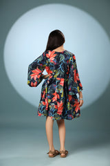 Garden Print Frock Dress