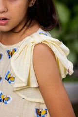 Butterflies Embroidery Dress